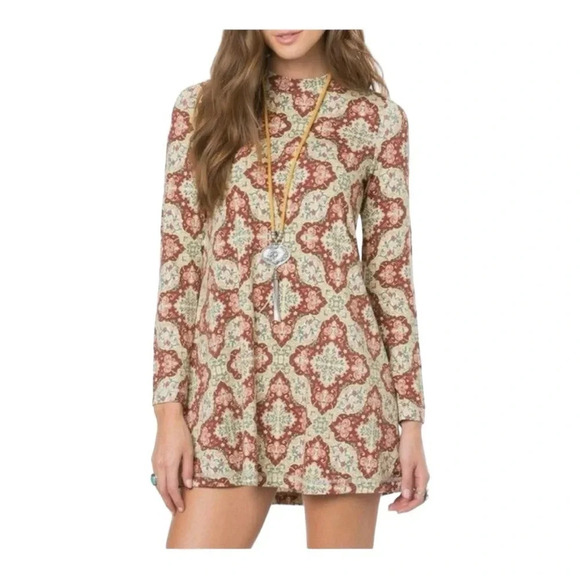 O'Neill Leona Mock Neck Mini dress New XS - Picture 1 of 8